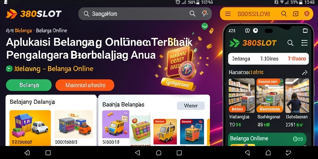 Antarmuka aplikasi 380SLOT yang menarik dan fungsional.