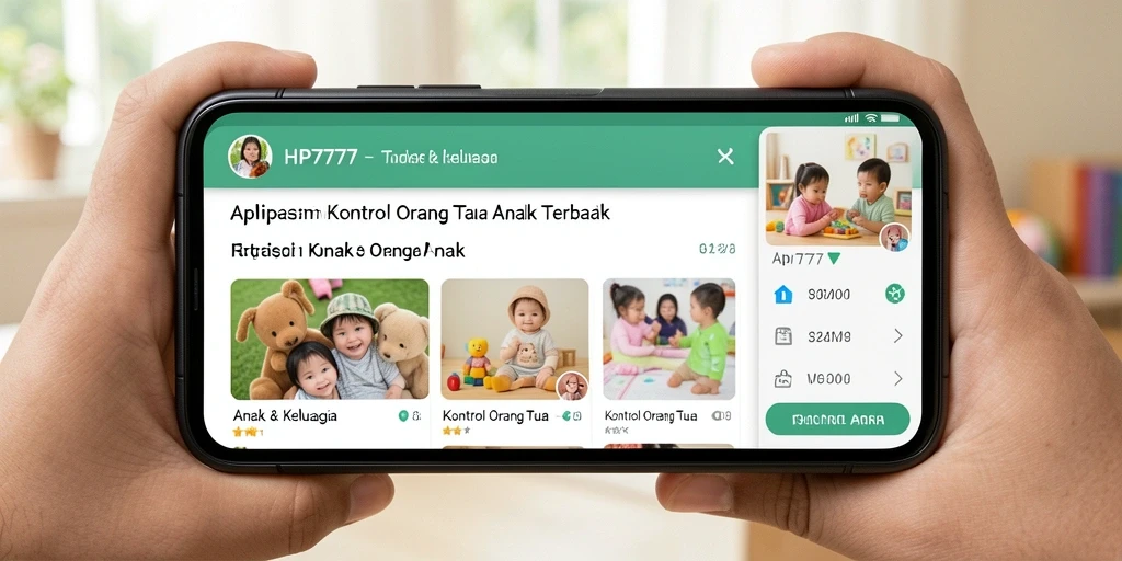 Tampilan antarmuka HP777 yang intuitif dan mudah digunakan.