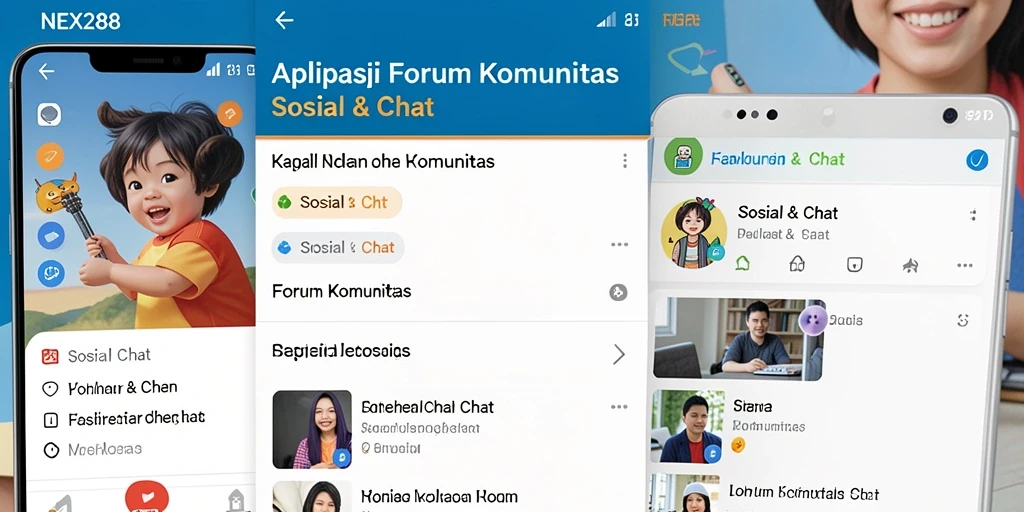 Antarmuka NEX288 yang menarik dan fungsional.