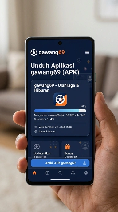 Tampilan halaman APK gawang69