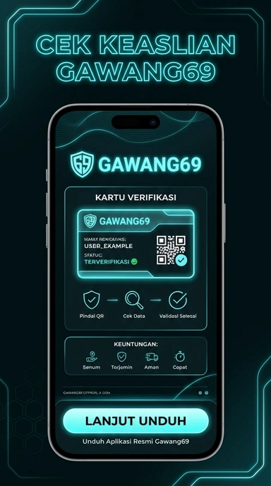 Tampilan kanal resmi gawang69